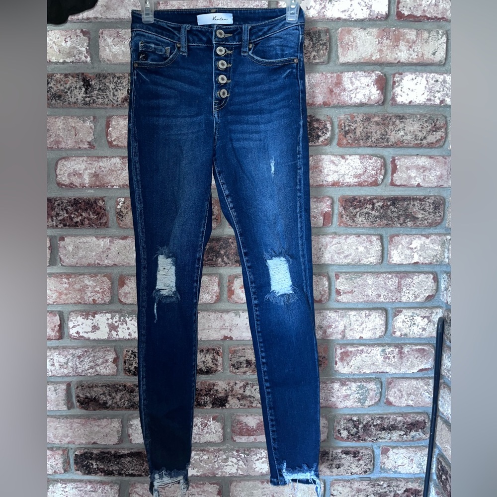 KaCan dark blue high rise jeans Size 5/26